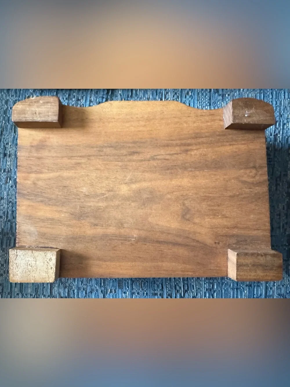 Unbranded Vintage Wooden Decorative Brown Box - 10”x6”x4”